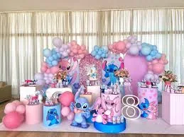 Decoração de festa tema Stitch